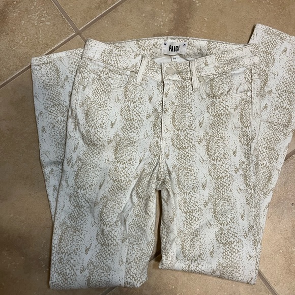 Anthropologie PAIGE Sonoran Snake Hoxton Ankle Jean - Picture 3 of 6